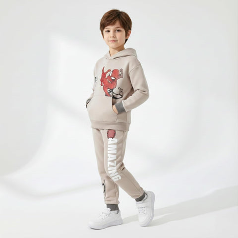 Marvel Spider-Man Boys 2 Pc Hoodie and Pants Set for Toddlers to Big Kids