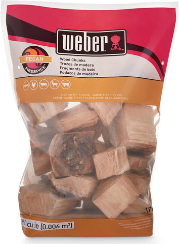 Weber® Apple Wood Chunks, Outdoor Cooking Fuel, 4 lb