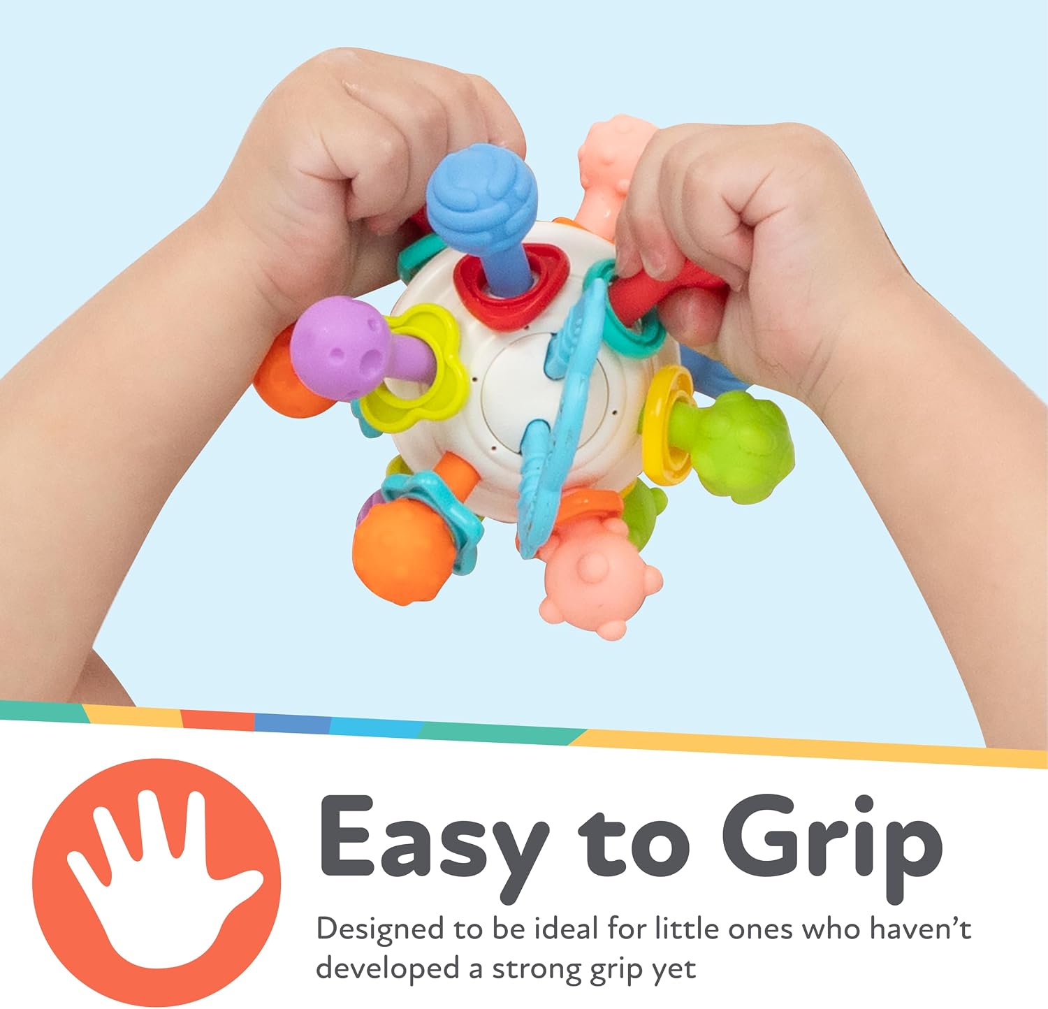 Nuby Twist Ball Teether Activity Toy