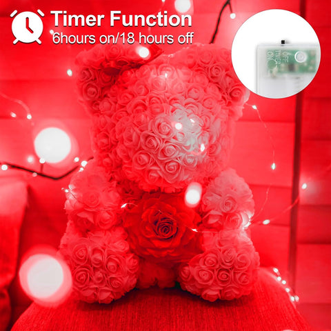 Halloween Christmas Red Fairy String Lights Battery Operated