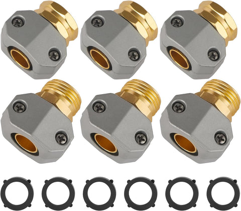 Garden Hose Repair Kits, Fit 3/4" and 5/8" Garden Hose, 3 Sets