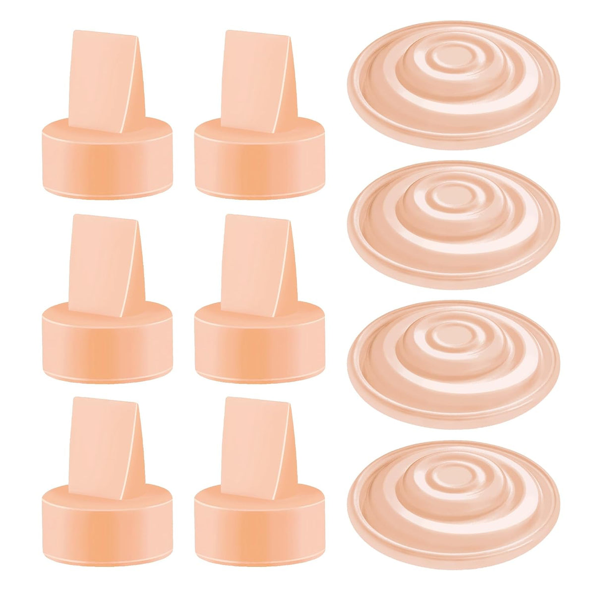 Maymom Pump Parts Compatible with Spectra S1 S2 Syngergy Gold Replace Duckbill Valve Not Original Spectra S2 Replacement Pump Parts (10 Piece Orange)
