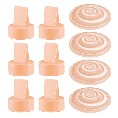 Maymom Pump Parts Compatible with Spectra S1 S2 Syngergy Gold Replace Duckbill Valve Not Original Spectra S2 Replacement Pump Parts (10 Piece Orange)