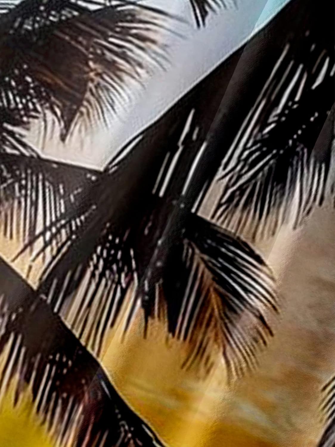Tropical Shirts Button Down Holiday Casual Hawaiian Short Sleeve Men Loose Beach Shirts