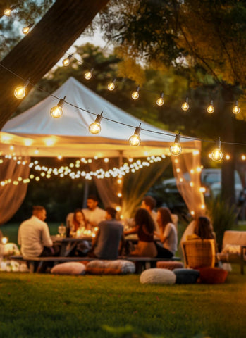 Brightown Outdoor String Lights, 109FT G40 LED IP65 Waterproof Patio Lights