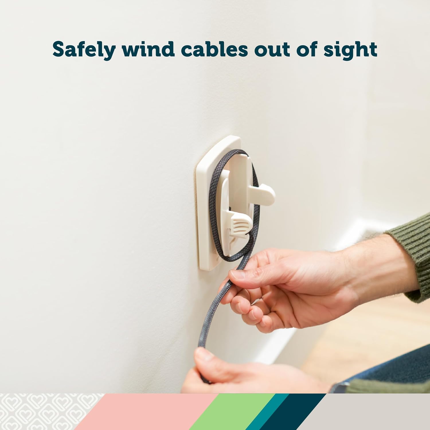 Safety 1st Outlet Cover with Cord Shortener for Baby Proofing