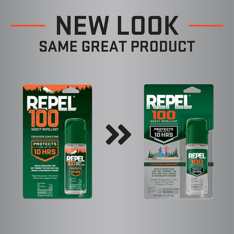 Repel 100 Mosquito & Insect Repellent 1 Oz, 98% DEET