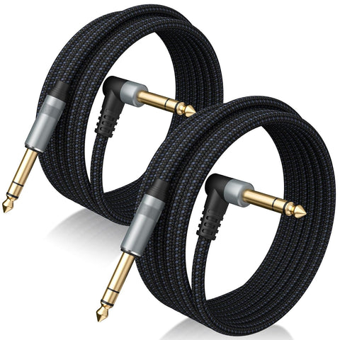 2 Pack Premium TRS Cable 10FT, Noise Free & Long-Lasting