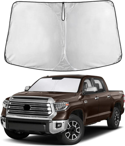 EcoNour Windshield Sunshade Compatible for Toyota Tundra 2007-2020 2021
