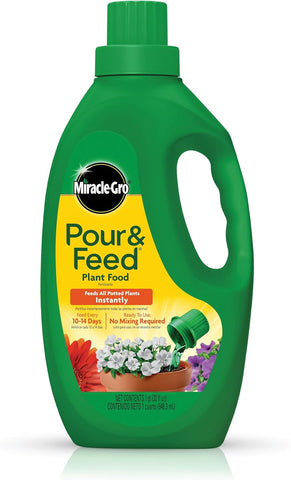 Miracle-Gro Pour & Feed Plant Food, 32 fl. oz.