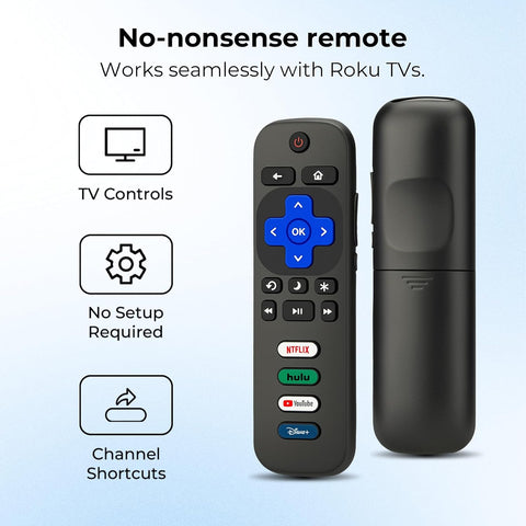 Replacement Remote Control for Roku TV, 3-Pack
