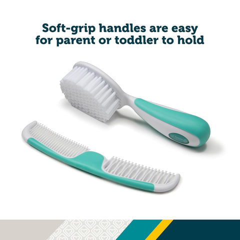 Safety 1st Easy Grip Brush and Comb, Colors May Vary