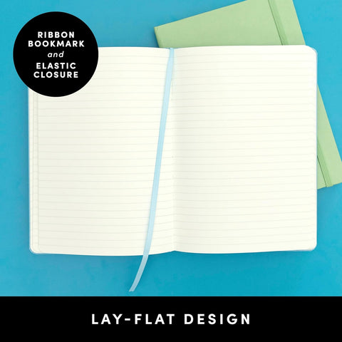 PAPERAGE Lined Journal Notebook, Hardcover Journal for Women & Men, 160 Pages, (5.6 in x 8 in), College Ruled Journaling Notebook for Work, School Supplies & Note Taking, (Black)