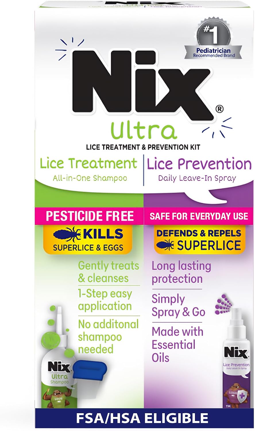 Nix Ultra All-in-One Lice Treatment & Prevention Kit