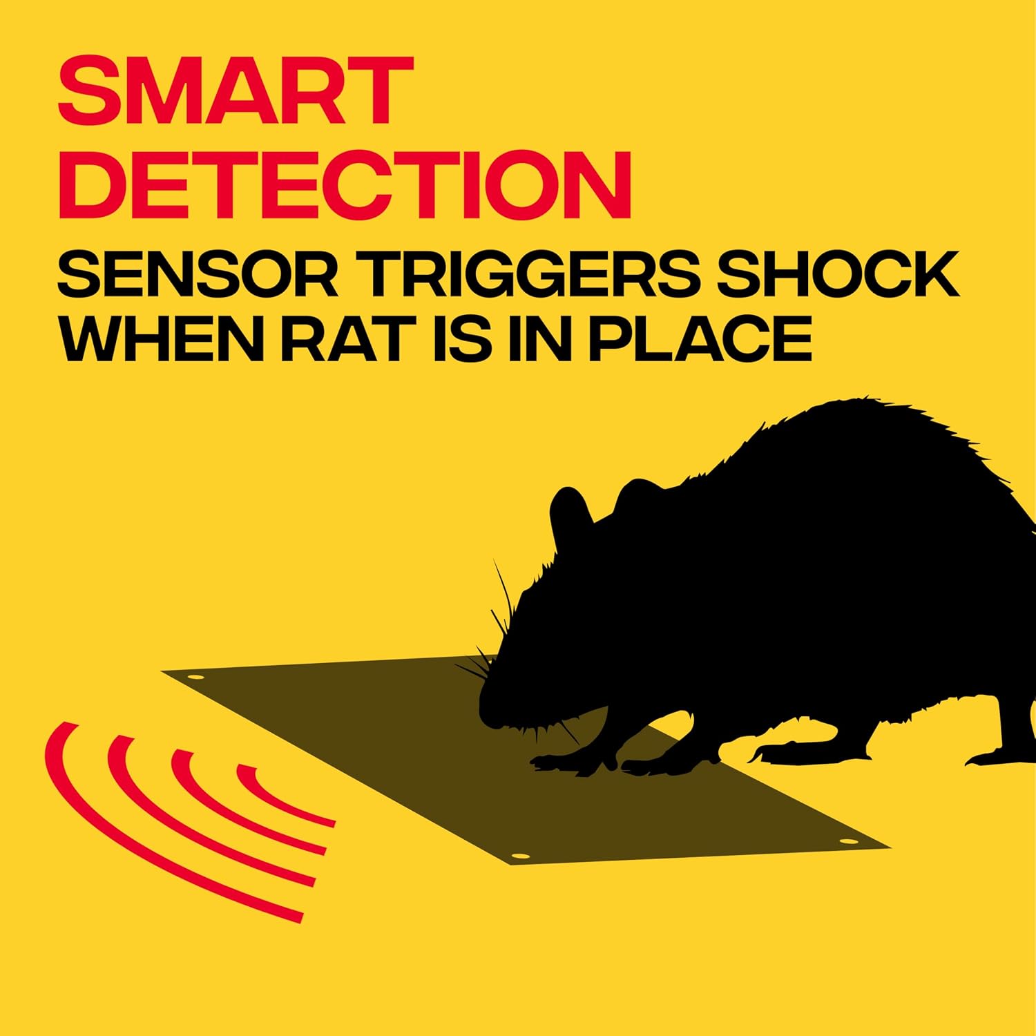 Victor Electronic Rat Trap 1-Pack, Indoor Humane Electric Rodent Killer