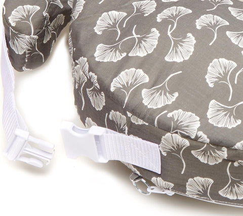 My Brest Friend Original Nursing Pillow - Grey Flowing Fans