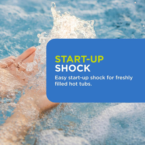 FROG Jump Start, Single Dose Chlorine Shock for Hot Tubs, 12 Pack