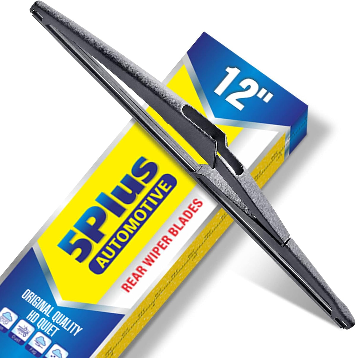 5 PLUS 12" Back Wiper fits Nissan Rogue 2008-2025 Rear Wiper Blade
