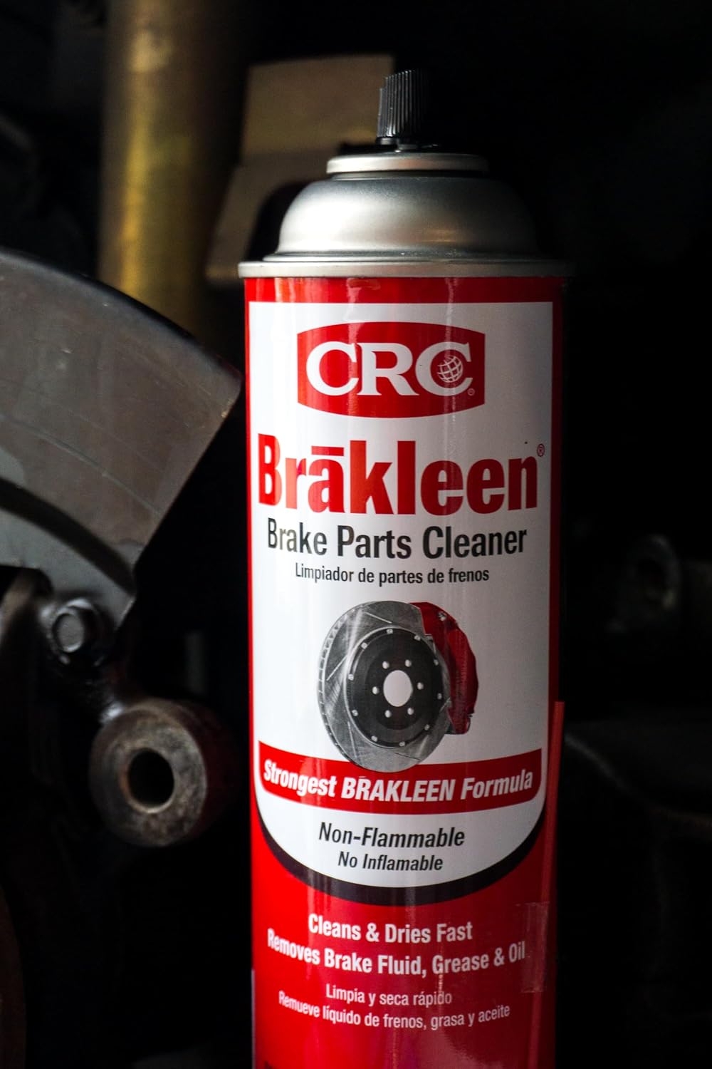 CRC Brakleen Brake Parts Cleaner Spray - Non-Flammable - 19 oz (12-Pack)