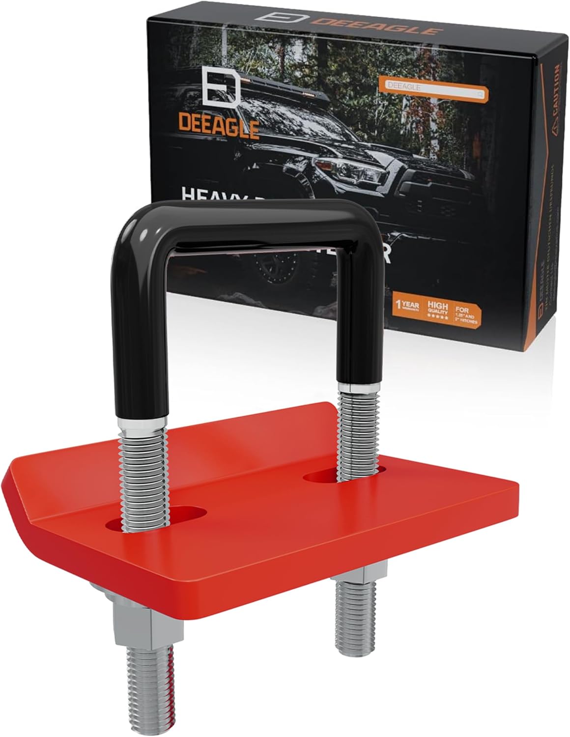 DEEAGLE Hitch Tightener Anti Rattle Stabilizer for 1.25" to 2" Hitch