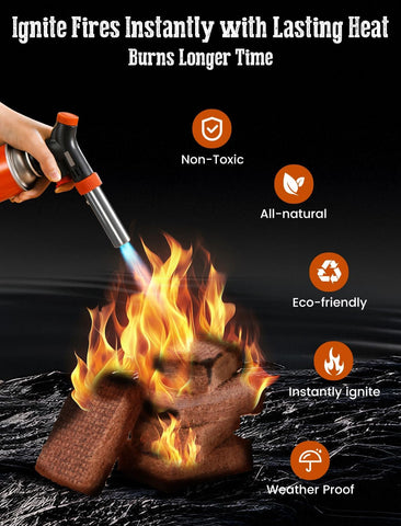 E500 Fire Starter, Waterproof Firestarter Sticks - Easy Fire Ignition