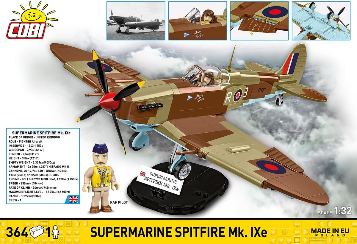 COBI Historical Collection WWII Supermarine Spitfire Mk. IXe