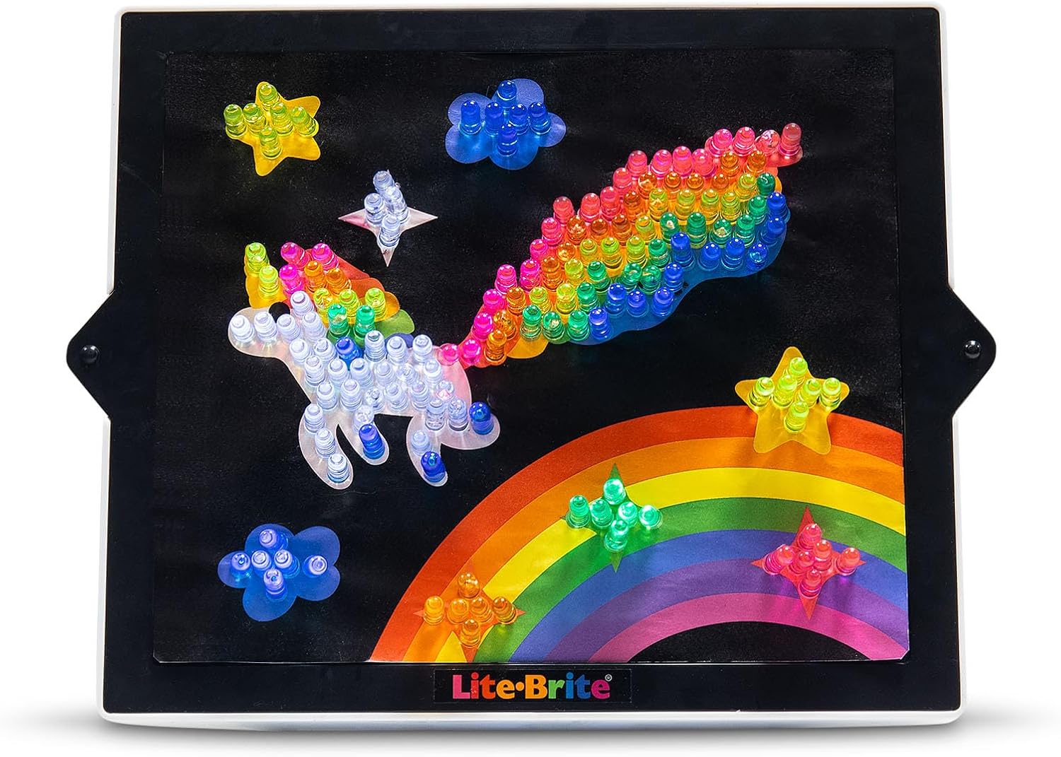Lite Brite Classic, Favorite Retro Toy - Create Art with Light, STEM, Educational Learning, Holiday, Birthday, Gift, Boys, Kid, Toddler, Girls Age 4+