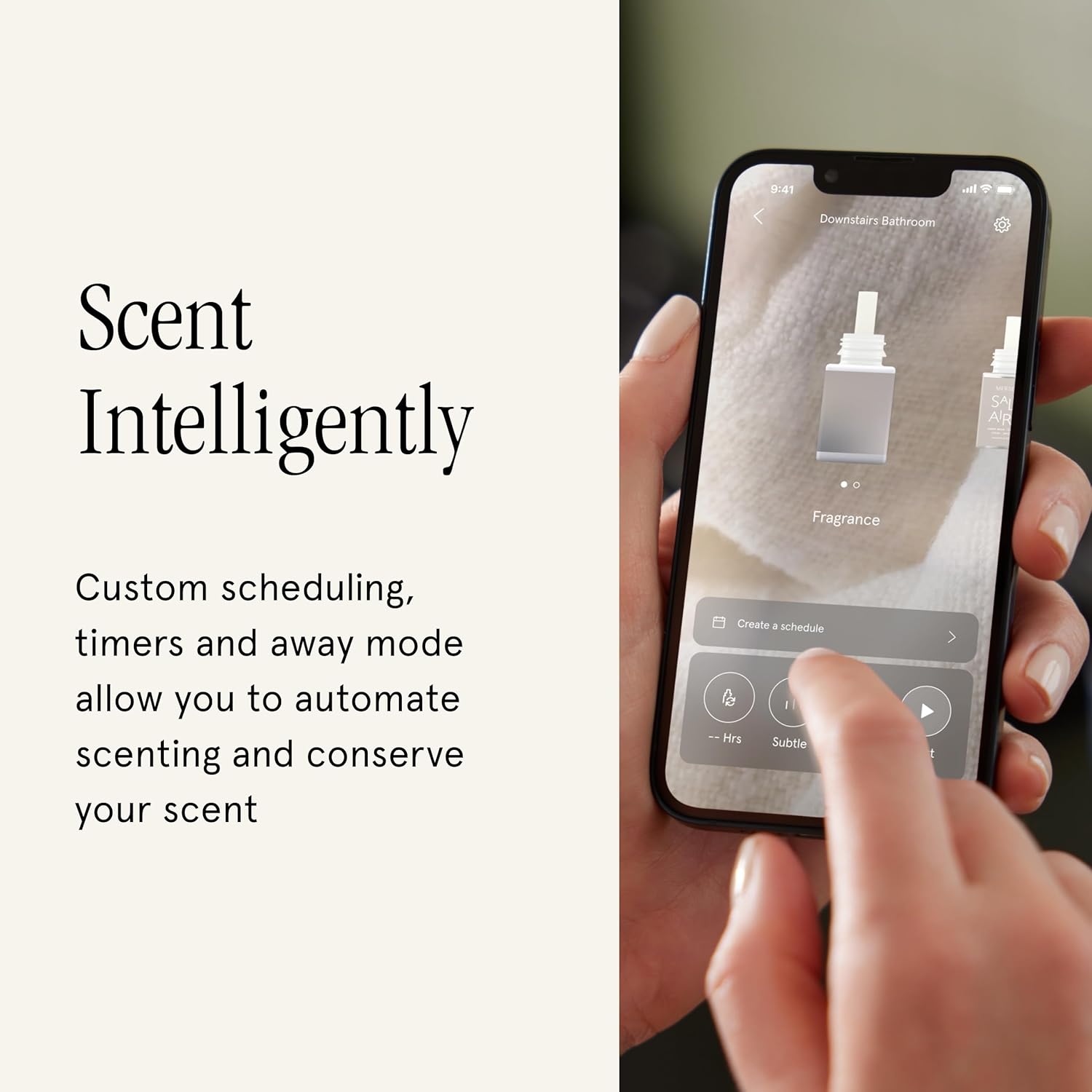 Pura Plus Smart Home Fragrance Diffuser for Large Spaces, White
