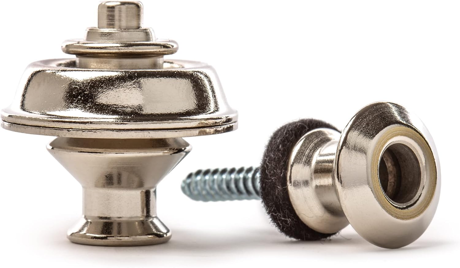 Jim Dunlop Straplok® Strap Retainers Dual Design - Nickel