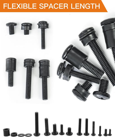 Universal TV Mounting Hardware Screw Kit Set with Box