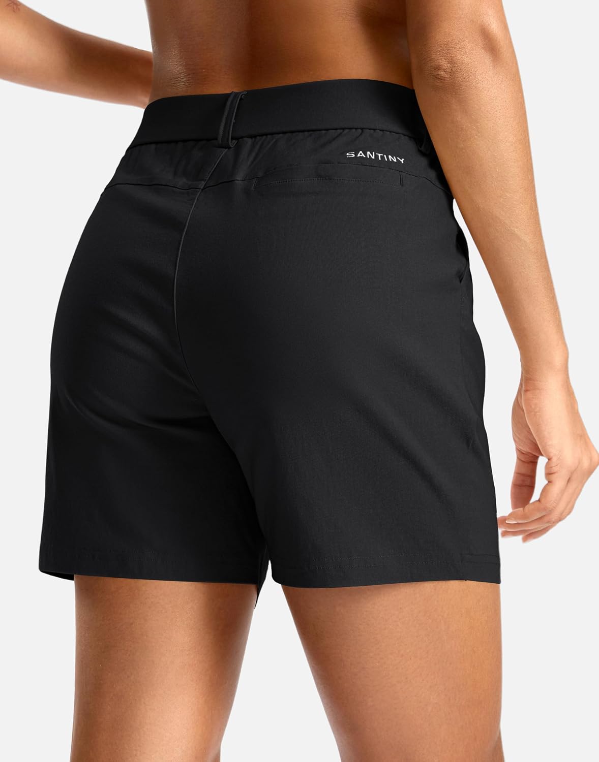 SANTINY Women's 5"/7" Hiking Golf Shorts with Pockets Quick Dry Lightweight