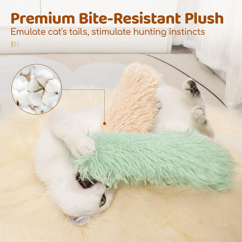 Potaroma Cat Toys Pillows, 3 Pack, Catnip Inside, Indoor Interactive Fun