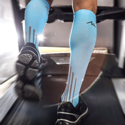 NEWZILL Medical Compression Socks for Women & Men, 20-30 mmHg Knee-High Support for Circulation, All-Day Comfort for Work Travel Running Cycling and Fitness