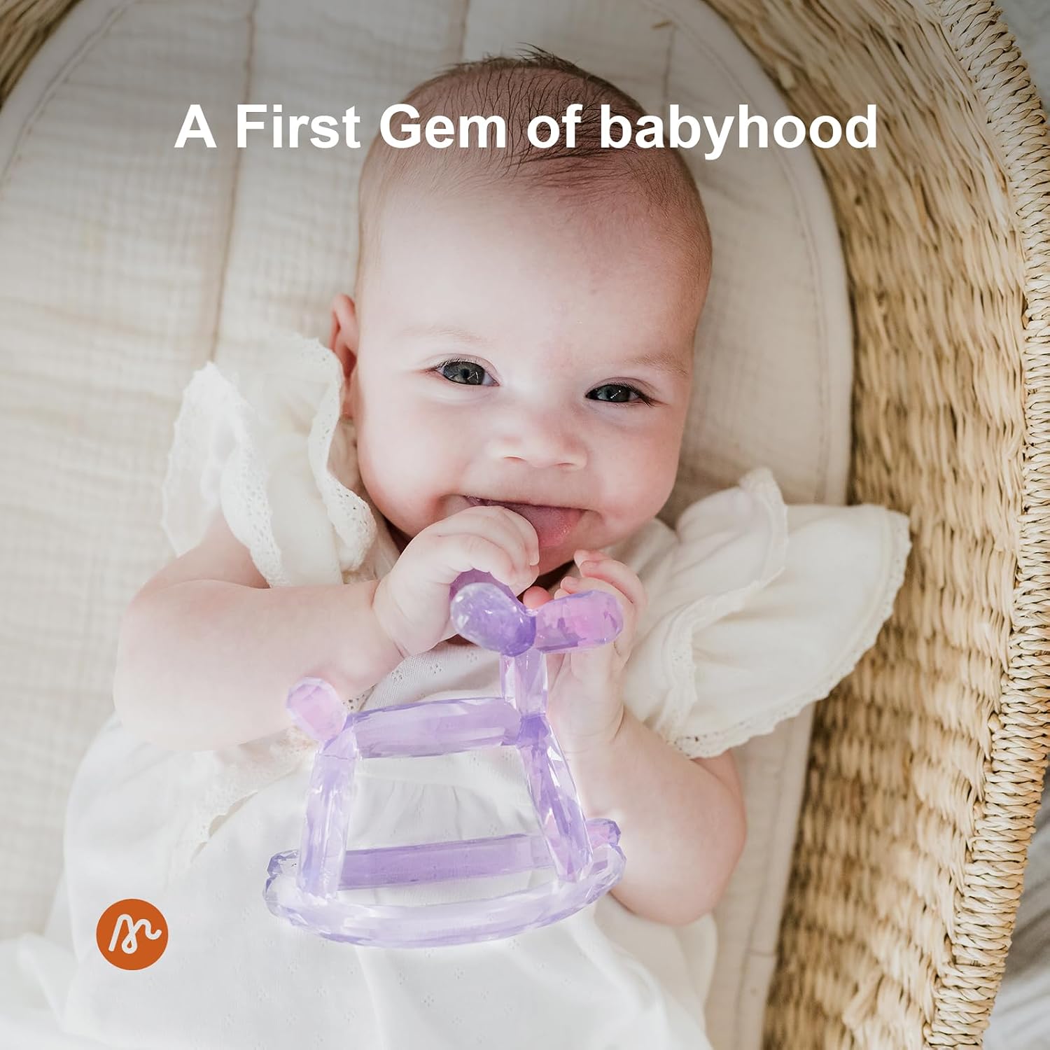 Baby Teether Toy, Food Grade Silicone Teething Toy for Babies