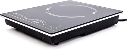 Avanti Portable Cooktop Electric Hot Plate Stove Top with Single Induction Burner, 6 Power Settings, Temperature Touch Control 140-460F Perfect for Campers & Tiny Homes, 1800-Watts, Black