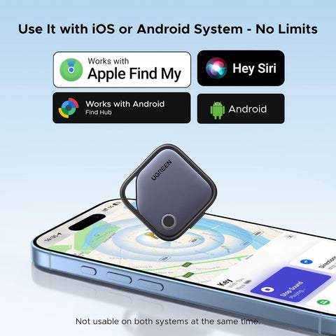 UGREEN Finder Duo Air Tracker Tags 4 Pack (iOS and Android)