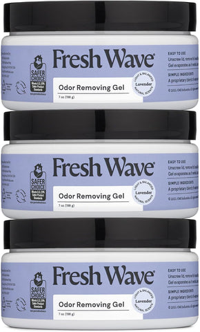 Fresh Wave Lavender Odor Eliminator Gel 3-Pk 7 oz - Air Freshener for Home