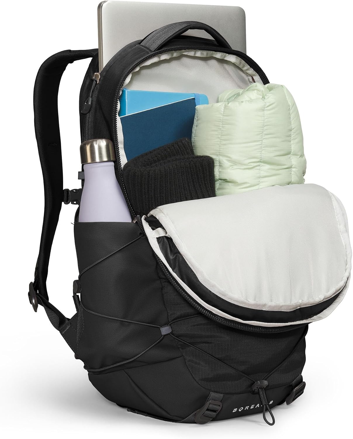 The North Face Women's Borealis Backpack, Blk/Wht-NPF, OSFA