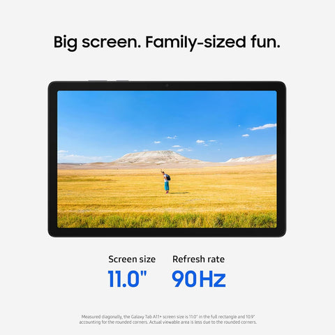 Samsung Galaxy Tab A11+ 6GB RAM, 128GB Storage, Expandable Storage, Gray