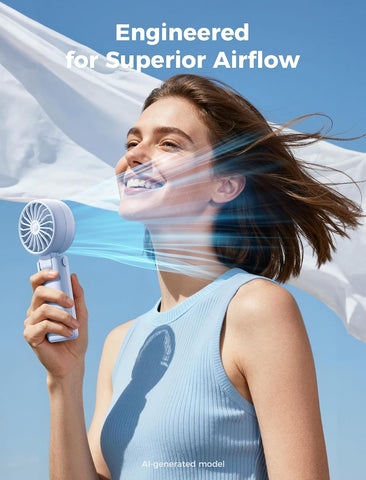 Aecooly Mighty Portable Handheld Fan with Cooling Plate | 20H Max Cooling