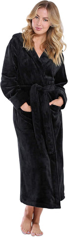 Turquaz Oversize Premium Luxury Ultra Soft Warm Robes for Women Plush Fleece Bathrobe for Women with and Spacious Pockets