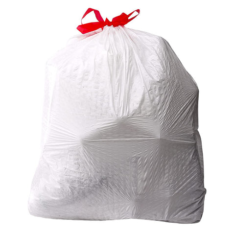 Amazon Basics Flextra Tall Kitchen Drawstring Trash Bags, 13 Gallon, Tear-Resistant, Unscented, 50 Count (Pack of 6)