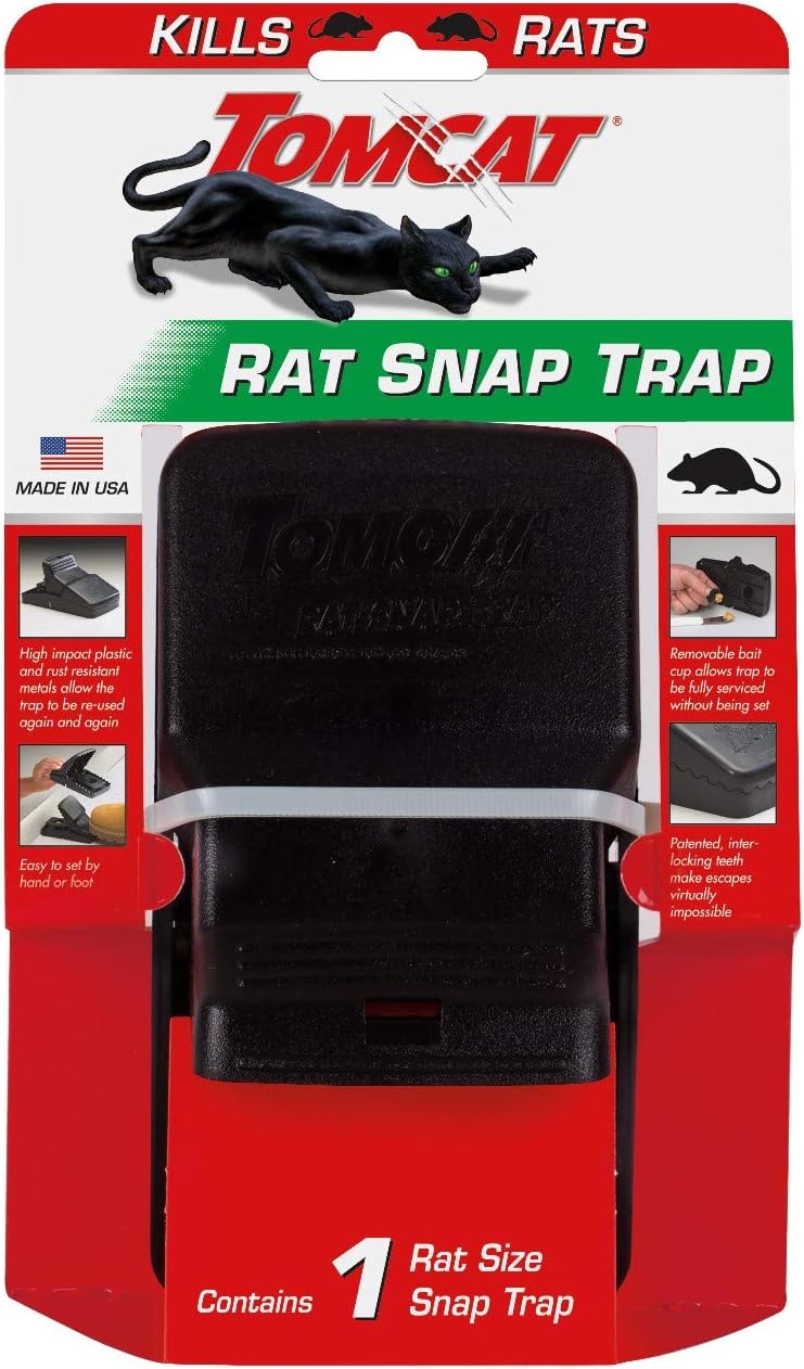 Tomcat Rat Snap Trap, 1 Rat Size Trap