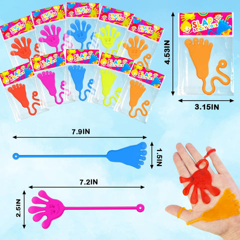 Party Favors Goodie Bag Stuffer Fillers for Kids (30 PCS), Large Sticky Hands & Feet for Birthday Pinata, Classroom Students Non Candy Treats Prizes Supplies Toys Gifts for Toddlers Boys Girls