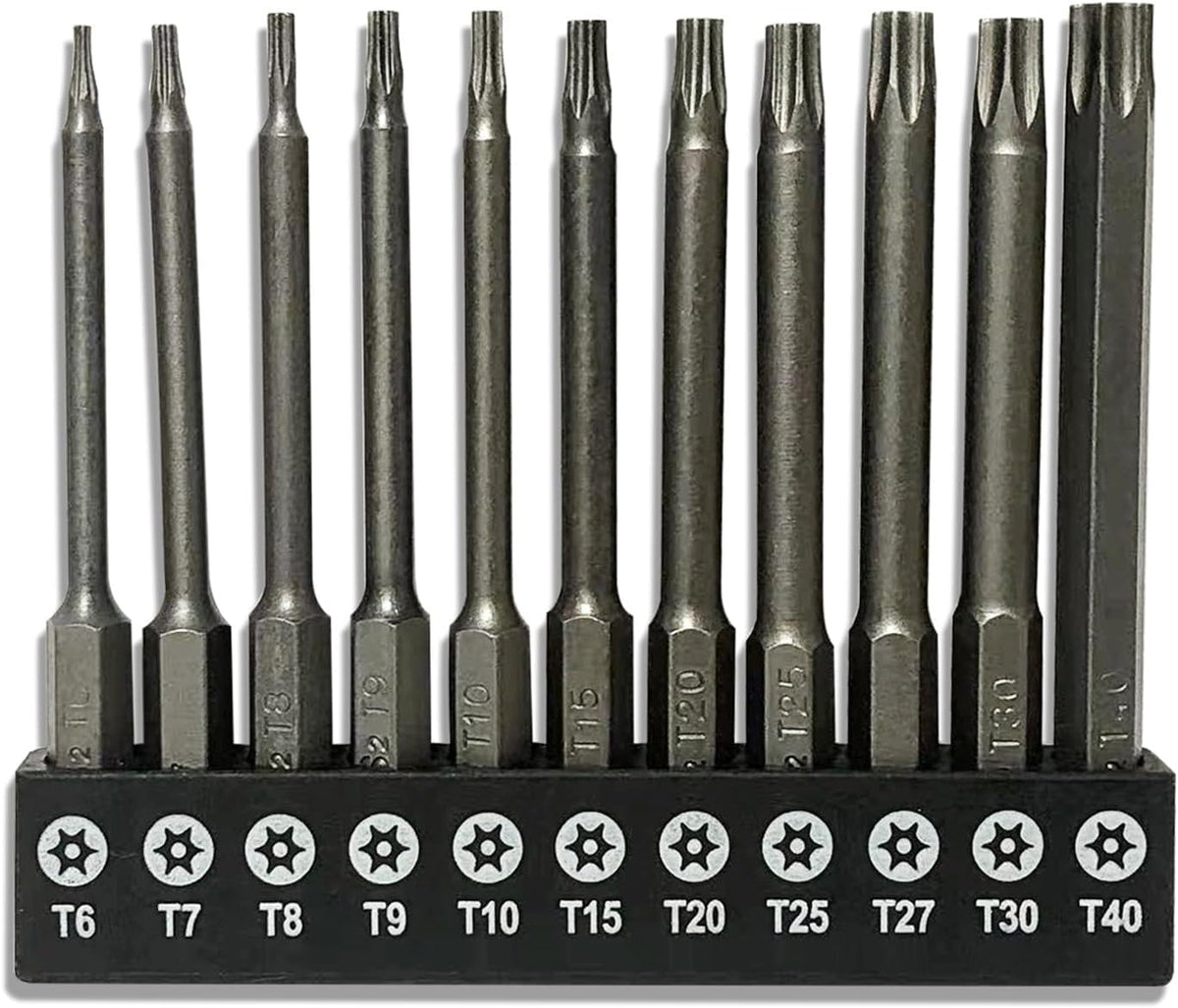 aiyun 11Piece Star Screwdriver Bit Set Shark Vacuum Security (75mm Length)