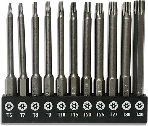 aiyun 11Piece Star Screwdriver Bit Set Shark Vacuum Security (75mm Length)