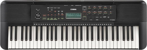Yamaha 61-Key Portable Keyboard for Beginners with Learning Tools, Music Rest and Power Adapter PSRE283