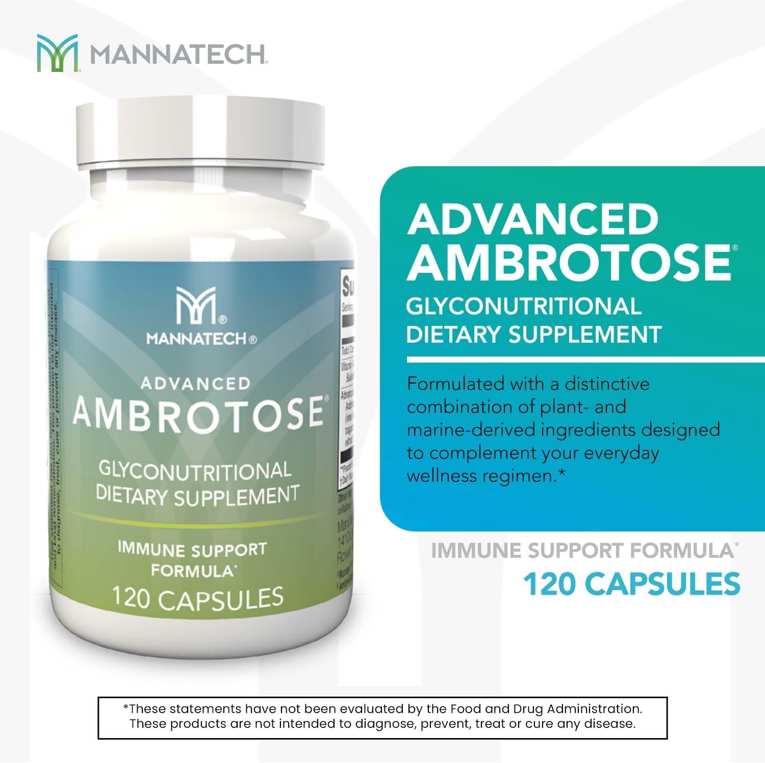 Mannatech - Advanced Ambrotose® - 120 Capsules