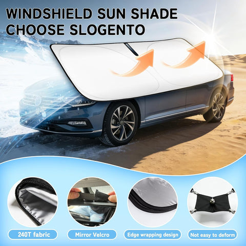Custom Fit Windshield Sun Shade for Chevy Camaro 2016-2024