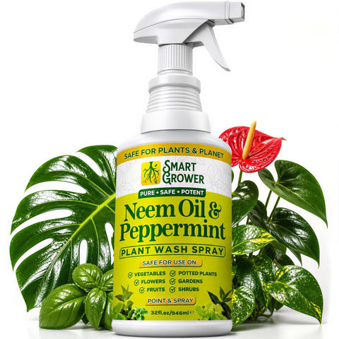 Neem Oil Spray for Plants with Peppermint Oil. Indoor & Outdoor Plant Use